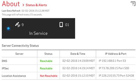 verizon server status